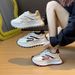 Dad Shoes Female Student Sports Running Shoes Casual Shoes Platform Height Increase_vogvips.com