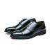Pointed Toe British Style New Hairstyle Loafers Office Casual Leather Men Wedding Shoes_vogvips.com
