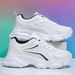 Large Size Flyknit Mesh Sports For Men, 2025 Spring/Summer New Lightweight Breathable Soft Sole Outdoor New Shoes_vogvips.com