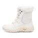 Snow Boots For Women In Winter With Plush Insulation, Thick Soled High Top Boots For Outdoor Women, Fashionable And Non Slip Casual Shoes_vogvips.com