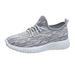 Popular Foreign Trade Soft-soled Running Shoes, Fly-knit Sports Shoes For Women, Korean-style Fashion Casual Coconut Shoes, Versatile_vogvips.com