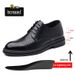 Men's Hollow Out Dress Shoes Low Block Heel Wedding Sandals_vogvips.com
