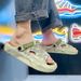 One Line Men, Summer Outdoor Wear For Teenagers, With A Sense Of Stepping On Poop, Anti Slip And Odor Prevention, Indoor_vogvips.com