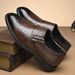 Business 2026 New Trendy Handmade Genuine Leather Casual Men's Pointed Toe Cowhide Shoes Direct From Manufacturer_vogvips.com