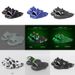 Christmas Luminous Shark Slippers Women Halloween Indoor Home Non-slip Sandals Men Cool Creative Slides Couple Gift Flip_vogvips.com