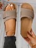 Women's Fashion Slippers Waterproof Non-Slip Thick Sole Wear-Resistant Soft Sole Comfortable Home Outdoor Daily Slip-On Slippers_vogvips.com