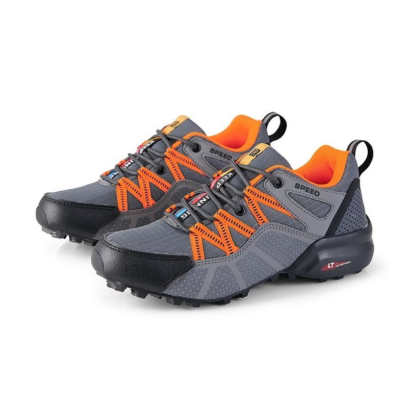 Men's Summer Breathable Mesh Hiking Shoes - Lightweight & Anti-Slip For Outdoor Training (Casual Athletic Sneakers)_vogvips.com