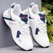 BH7ZPE Color Block Leather Sneakers Men Lightweight Cushion Walking Running Shoes Unisex Casual Trainers_vogvips.com