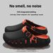 Men's Hole Shoes, Non-slip Soft-soled EVA Two Wear Cool Slippers, Summer Breathable Outdoor Beach Shoes_vogvips.com
