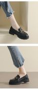 Platform Loafers Women's New Small Height Increase Retro British Style Small Leather Shoes_vogvips.com