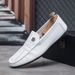 Men’s Shoes Summer New Style Tods Shoes Men's Casual Business Lazy Leather Shoes Fashion Trend Breathable Hollow Loafers Men_vogvips.com