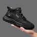 High-Top Large-Size Autumn And Winter Genuine Leather Breathable Loafers For Men, Casual Men's Leather Shoes, Trendy Goo_vogvips.com