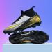 Football shoes Men's and women's breathable high tops with long nails crushed football shoes indoor training shoes_vogvips.com