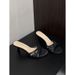 First Encounter With Ji Juxian'er~! Sweet Bow-tie Strap Stiletto Open-toe Sandals Women, Sexy Lace For Outdoor Wear_vogvips.com