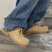 Derby Shoes Men's Thick-soled Heightened Suede Leather Round Head Casual Tooling Martin Boots_vogvips.com