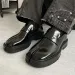 26ss Toe Men's Split Horseshoe Thick Sole, Lefu Tabi Shoes, Patent Leather, Korean Version, Trend, Casual Leather Shoe, S Popular Sole, S_vogvips.com