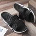 Summer One-piece Cool Slippers For Home Use, Indoor Bathing, Anti Slip, Thick Soled Men's Outerwear_vogvips.com