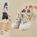 Daddy Shoes Female Student Sports Running Casual Mesh Breathable Height-increasing Shoes_vogvips.com