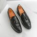 Men's Fashion Slip-On Casual Leather Men Spring Autumn New Thick-Soled British Style Tassel Trendy Shoes_vogvips.com