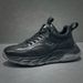 High-top For Men 2024 Autumn Winter New Genuine Thick Height-increasing Casual Leather Foam Sole Lightweight Men's Shoes_vogvips.com