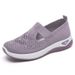 Summer Women's Singles Old Beijing Cloth Shallow Mouth Mesh Mom Shoes, Lightweight And Comfortable Casual Shoes_vogvips.com