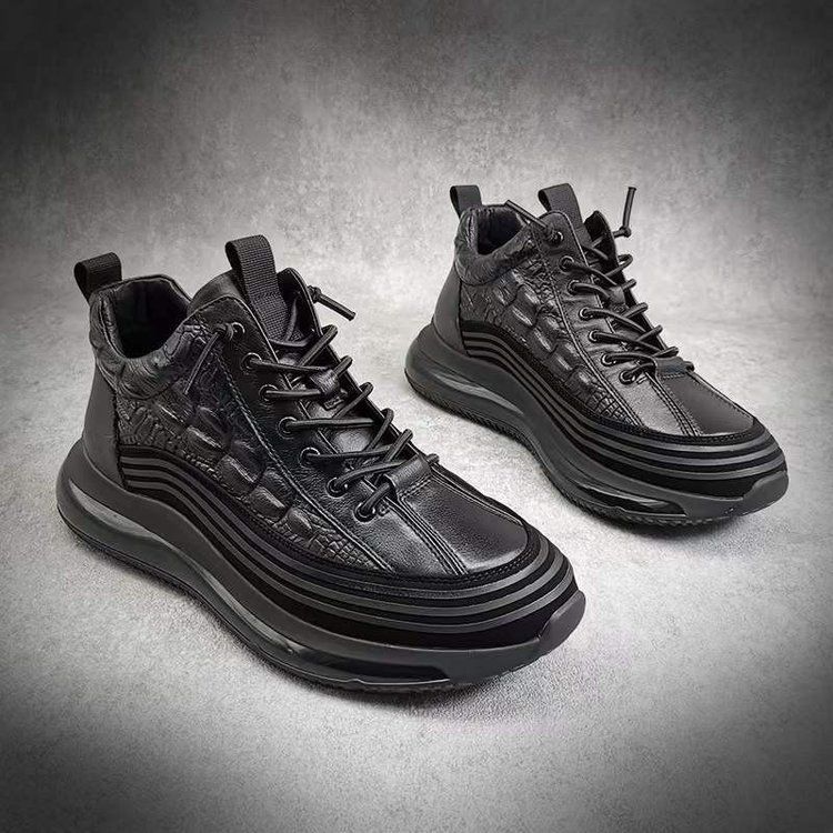 Men's Running Shoes Leather Shoes Athletic Shoes Sneakers Synthetic Breathable Lightweight Sneakers_vogvips.com