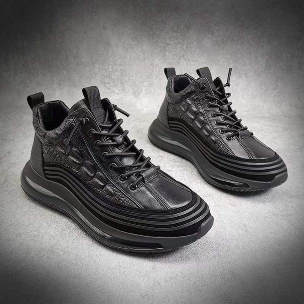Men's Running Shoes Leather Shoes Athletic Shoes Sneakers Synthetic Breathable Lightweight Sneakers_vogvips.com