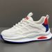 Summer New Breathable Mesh Thick Sole Height Increasing White Lightweight And Versatile Casual Trendy Dad Shoes_vogvips.com