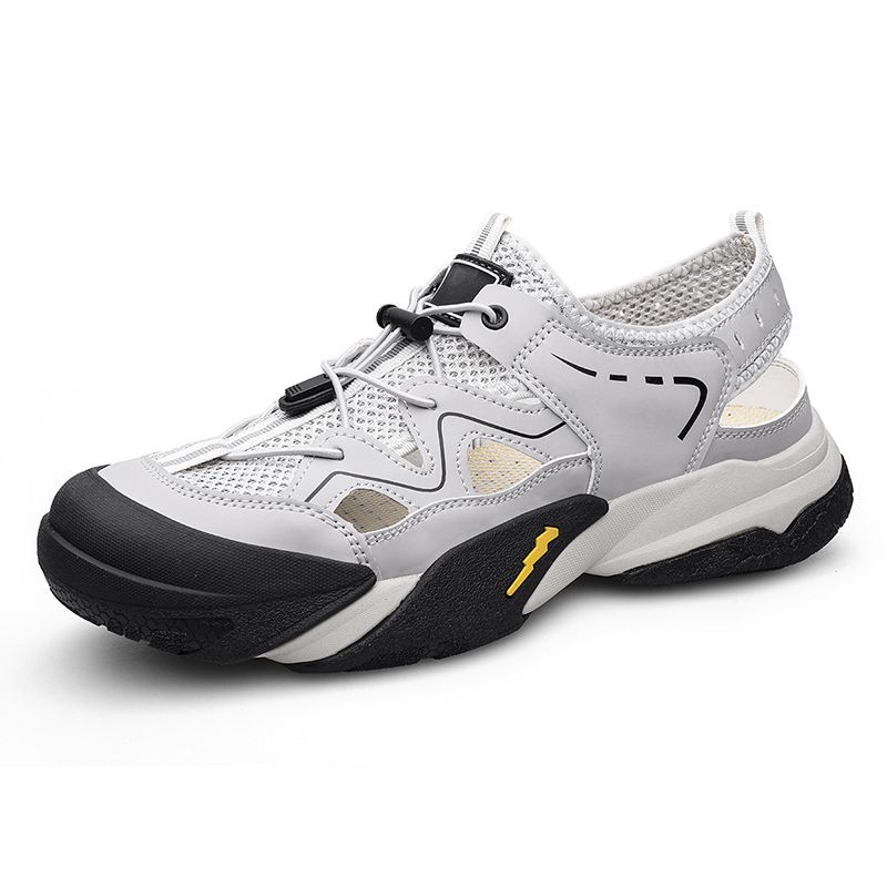 Men's Shoes Fly-woven Mesh Men's Rubber Sole Wear-resistant Sports Style Casual Shoes_vogvips.com