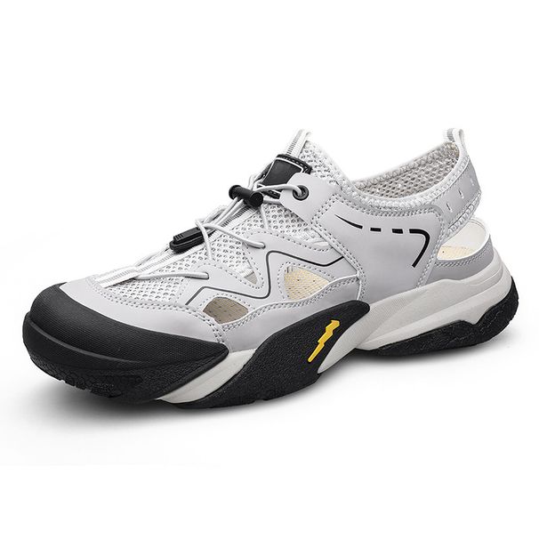 Men's Shoes Fly-woven Mesh Men's Rubber Sole Wear-resistant Sports Style Casual Shoes_vogvips.com