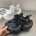 () 2025 Autumn/Winter New Velvet Leather Dad Shoes Women's Thick Bottom Black And White Versatile Height Boosting Casual_vogvips.com
