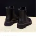 Thick Soled British Style Short Boots Womens Cotton Shoes Winter With Veet 241116_vogvips.com