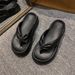 2025 New Thick Bottom Anti Slip And Odor Resistant High Heels, Beach EVA Flip Flops For Women, Summer_vogvips.com