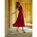 Women's Vintage-Inspired Round Toe Slip-On Heels – Comfortable Chunky High Heels For Everyday Elegance Retro Round Toe Slip On Sweet High Heels_vogvips.com