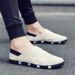 Summer New Style Breathable Loafers for Men Casual Korean Fashion Trendy Single Shoes_vogvips.com