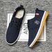 Large Size Men's Comfortable Round-Toe Canvas Casual Shoes With Breathable Design And Non-Slip Rubber Sole For Everyday Wear_vogvips.com