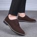Matte Casual Round Toe Cross-border Leather Lace-up Fashion Trend Large Size Men's Shoes_vogvips.com