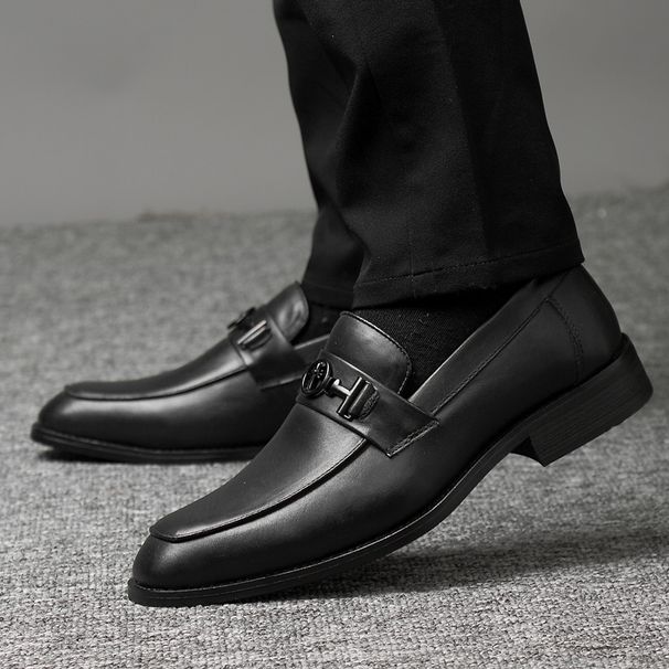 Men's Shoes Formal Casual Leather Shoes, Low-top Hairstylist Men_vogvips.com