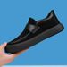 Spring Genuine Versatile Trendy Fit Casual Leather Men's Bean Shoes: One Step Lazy Lefu Shoes_vogvips.com