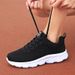 Women Running Shoes Summer Spring Walking Sneaker Sports Flat Comfortable Breathable Black Size 35-42 Students Loafers_vogvips.com