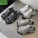 Spring Summer New Style Men Women Dad Thick Bottom Net Surface Sports Trendy Versatile Breathable Tie Shoes_vogvips.com