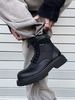 2024 Autumn Winter New Thick-Soled Height-Increasing Martin Men Genuine Leather Work Outdoor Hiking Side Zipper Mid-Calf_vogvips.com