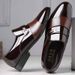 Euro Step 【100% Genuine Leather】Special Offer Clearance Discontinued Men's Leather Business Casual Soft Sole Non-Slip Shoes_vogvips.com