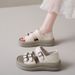 thick-soled Roman Sandals Women's Fashion Two-wear Bag Heel Cool Slippers Soft-soled Beach Shoes_vogvips.com
