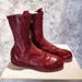 Women's Short Winter 2024 New Style Round Toe Front Zipper Mid-Calf Thin Ghost Emperor Chunky Heel Martin Boots_vogvips.com