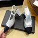 In-Stock High-Quality 2025 New Style New-Inspired Genuine Leather Color-Blocked Closed-Toe French High-Heeled Sandals_vogvips.com