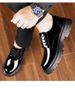 Men's Thick Sole Dress Shoes Oxfords Leather Wedding Shoes_vogvips.com