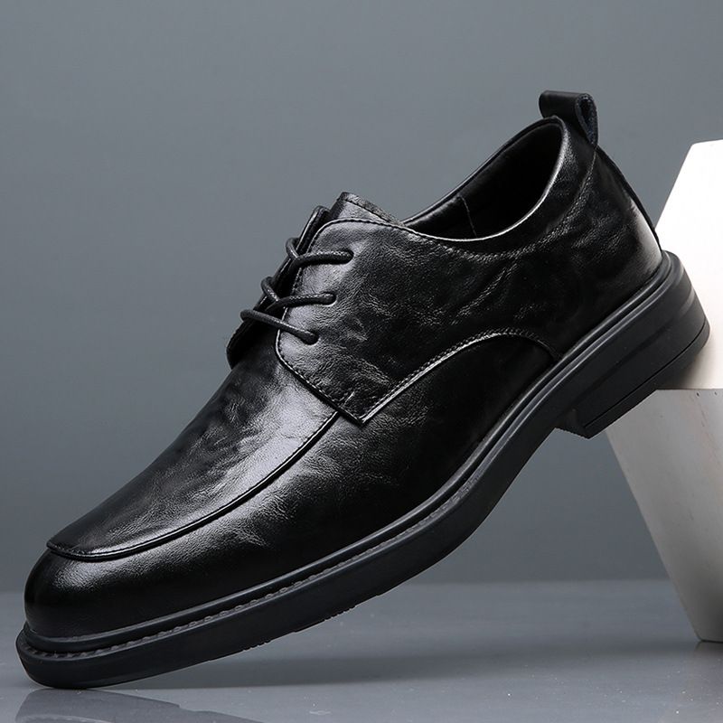 2026 New Spring Genuine Men's Breathable Business Formal Casual Versatile Korean Style High-end Leather Shoes For Men_vogvips.com