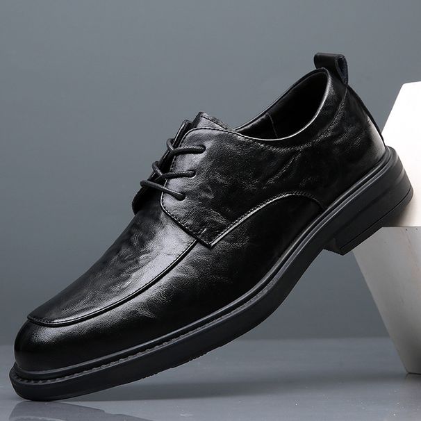2026 New Spring Genuine Men's Breathable Business Formal Casual Versatile Korean Style High-end Leather Shoes For Men_vogvips.com