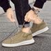 First Layer Cowhide Board Shoes Men's Genuine Leather Casual Breathable Leather Shoes Men's Thick-soled Medium-top White Shoes Men_vogvips.com